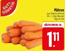 Edeka Gut & Günstig Möhren Angebot