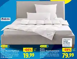 Lidl Balette Daunen-Kassettenbettdecke Angebot