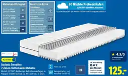 Lidl Badenia Trendline 7-Zonen-Kaltschaum-Matratze Angebot
