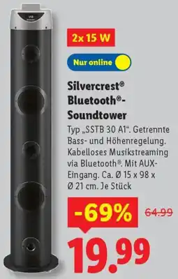 Lidl Silvercrest Bluetooth Soundtower Angebot