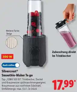 Lidl Silvercrest Smoothie-Maker To go Angebot
