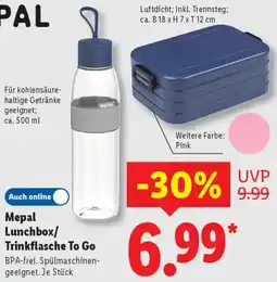 Lidl Mepal Lunchbox/ Trinkflasche To Go Angebot