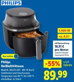Lidl Philips Heißluftfritteuse Angebot