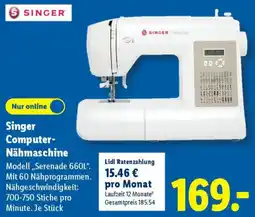 Lidl Singer Computer Nähmaschine Angebot