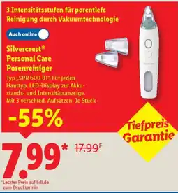 Lidl Silvercrest Personal Care Porenreiniger Angebot