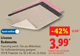 Lidl Livarno Badematte Angebot
