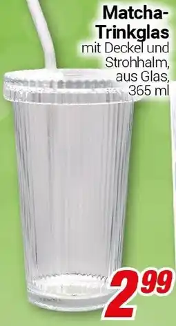 CENTERSHOP Matcha Trinkglas Angebot