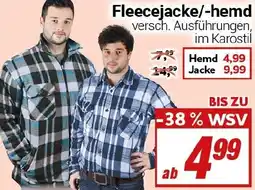 CENTERSHOP Fleecejacke/-hemd Angebot
