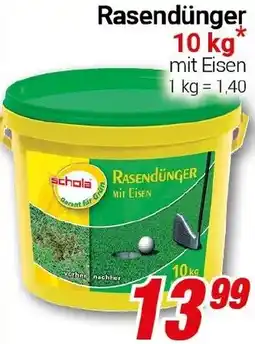 CENTERSHOP Schola Rasendünger Angebot