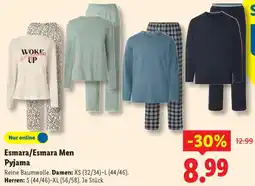 Lidl Esmara/Esmara Men Pyjama Angebot