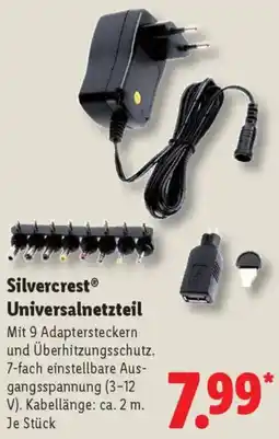 Lidl Silvercrest Universalnetzteil Angebot
