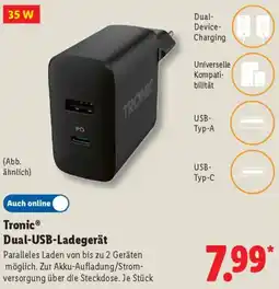Lidl Tronic Dual-USB-Ladegerät Angebot