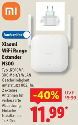 Lidl Xiaomi WiFi Range Extender N300 Angebot