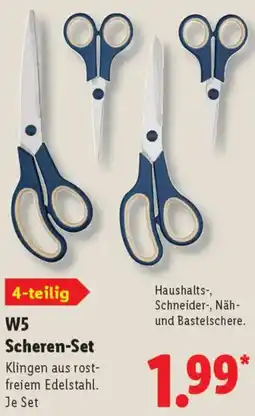 Lidl W5 Scheren-Set Angebot
