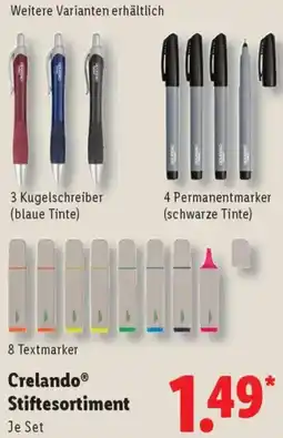 Lidl Crelando Stiftesortiment Angebot