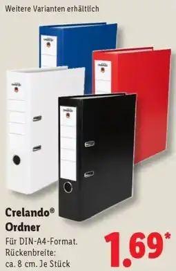 Lidl Crelando Ordner Angebot