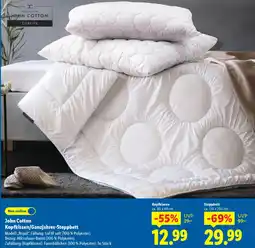 Lidl John Cotton Ganzjahres-Steppbett Angebot