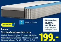 Lidl Emma Taschenfederkern-Matratze Angebot