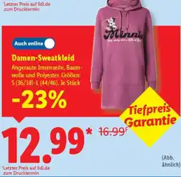 Lidl Damen-Sweatkleid Angebot