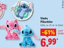 Lidl Simba Plüschtier Angebot