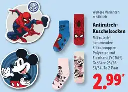 Lidl Antirutsch Kuschelsocken Angebot