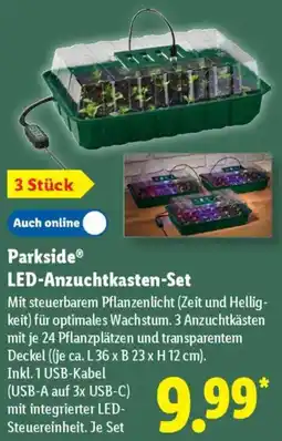 Lidl Parkside LED-Anzuchtkasten-Set Angebot
