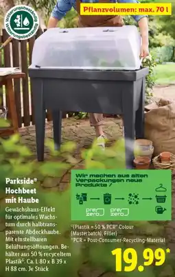 Lidl Parkside Hochbeet mit Haube Angebot