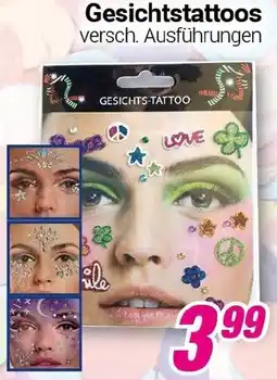 CENTERSHOP Gesichtstattoos Angebot