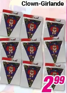 CENTERSHOP Clown-Girlande Angebot