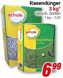 CENTERSHOP Schola Rasendünger Angebot