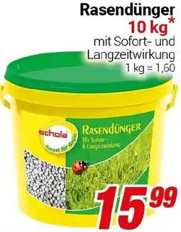 CENTERSHOP Schola Rasendünger Angebot