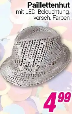 CENTERSHOP Paillettenhut Angebot