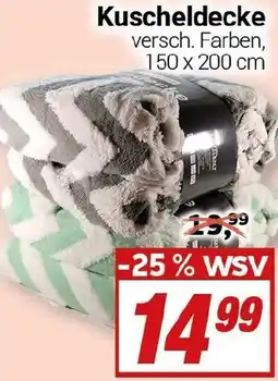 CENTERSHOP Kuscheldecke Angebot