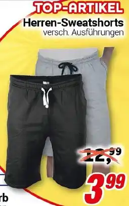 CENTERSHOP Herren-Sweatshorts Angebot