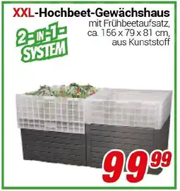 CENTERSHOP XXL-Hochbeet-Gewächshaus Angebot