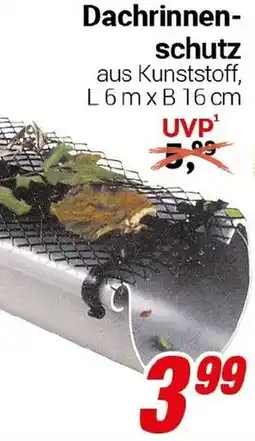 CENTERSHOP Dachrinnenschutz Angebot