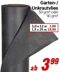 CENTERSHOP Garten-/ Unkrautvlies Angebot