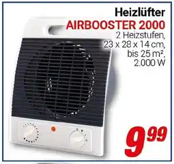 CENTERSHOP Heizlüfter AIRBOOSTER 2000 Angebot