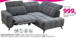 Mömax Wohnlandschaft „PARIS" Angebot