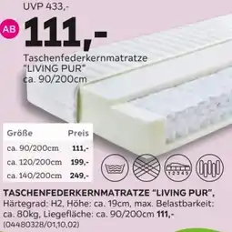 Mömax Taschenfederkernmatratze "LIVING PUR" Angebot