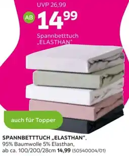 Mömax Spannbetttuch „ELASTHAN" Angebot