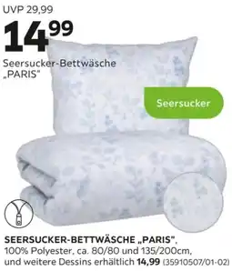 Mömax Seersucker-Bettwäsche „PARIS" Angebot