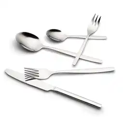 Netto Marken-Discount ECHTWERK Besteck Set Positano 30tlg glänzend Angebot