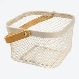 NKD Aufbewahrungskorb mit Bambus-Griff, ca. 24,5x24,5x17,5 cm Angebot