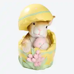 NKD Deko-Hase im Ei, ca. 7x7,5x12 cm Angebot