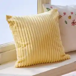 NKD Kissenhülle mit Flanell-Streifen, ca. 40x40 cm Angebot