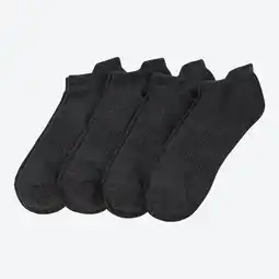 NKD Herren-Sport-Sneaker-Socken mit Fersenschutz, 4er-Pack Angebot