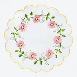 NKD Deckchen mit floraler Stickerei, Ø ca. 29 cm Angebot