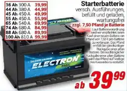 CENTERSHOP Starterbatterie Angebot