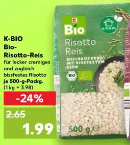 Kaufland K-BIO Bio- Risotto-Reis Angebot